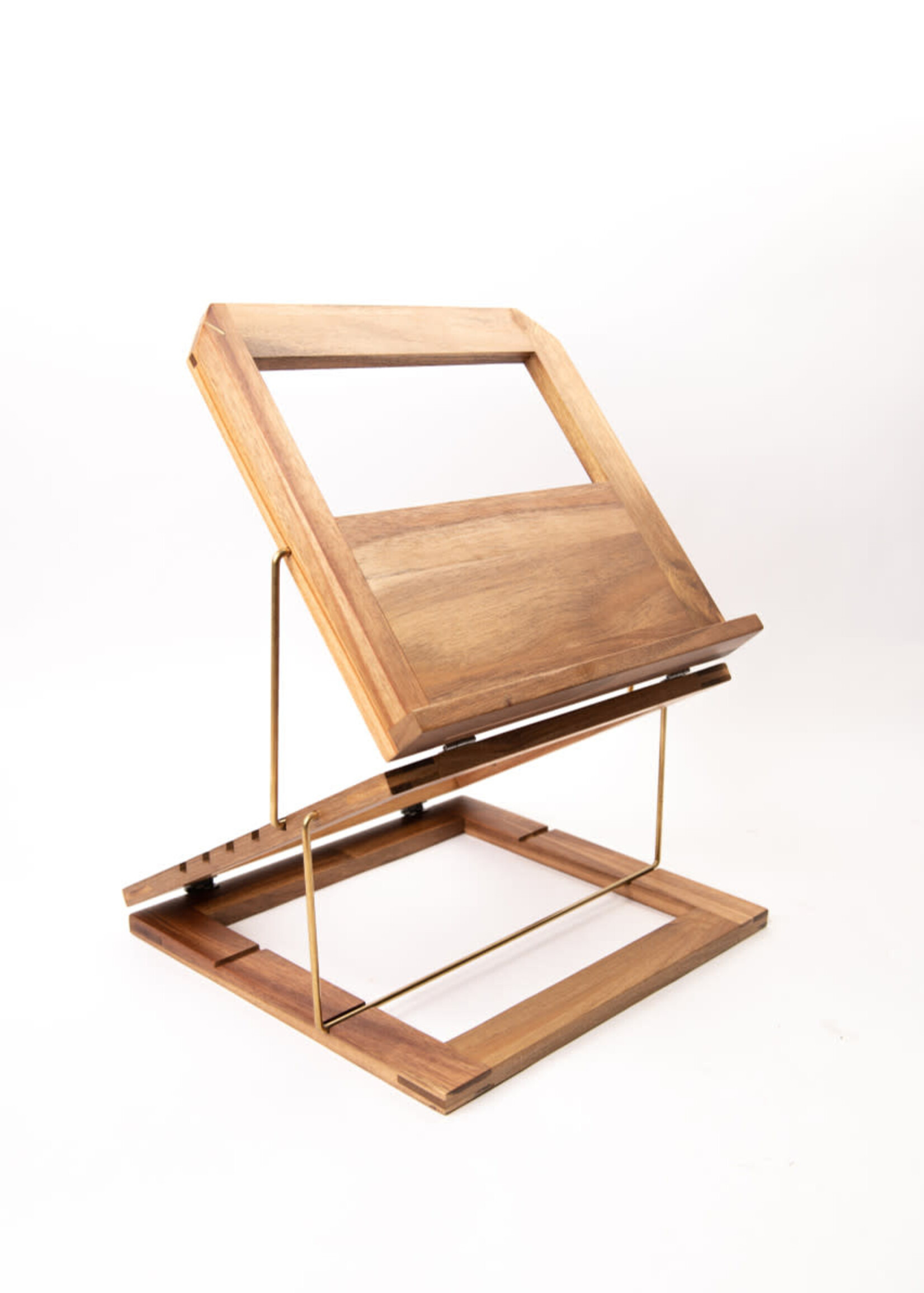 Hardwood Sit & Stand Tabletop Shtender-3 Level