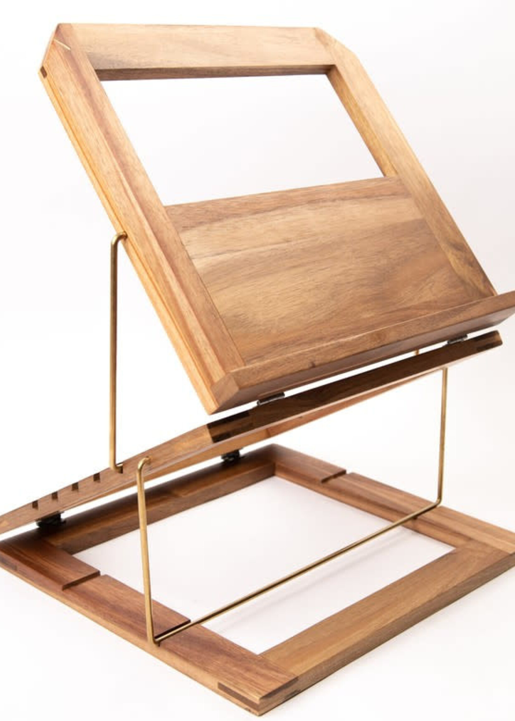 Hardwood Sit & Stand Tabletop Shtender-3 Level