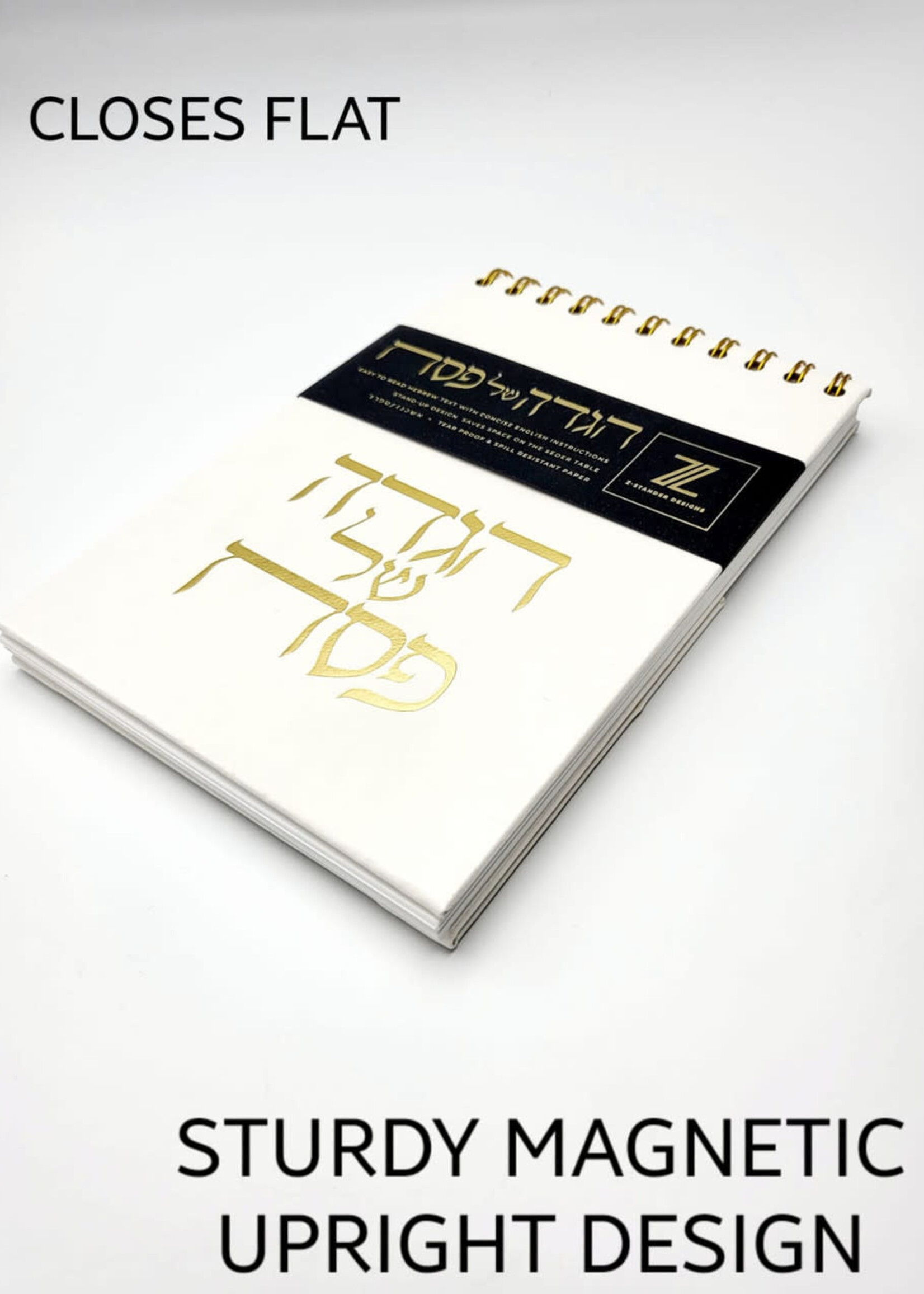 The Standing Haggada Shel Pesach-Large-English Instructions (BK-ZSHSPEL)