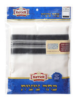 Tzitzit, Avodas Yad, Wool Keter, V-Neck, 2 Holes