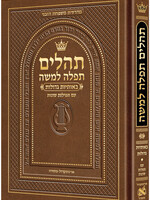 Hebrew Only, Large Type Tehillim with Hebrew Introductions- Hasbani Family Edition (Full Size Brown)