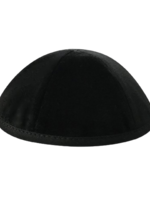 MJudaica Black Velvet Blvo 4 parts Kippa Size 22cm