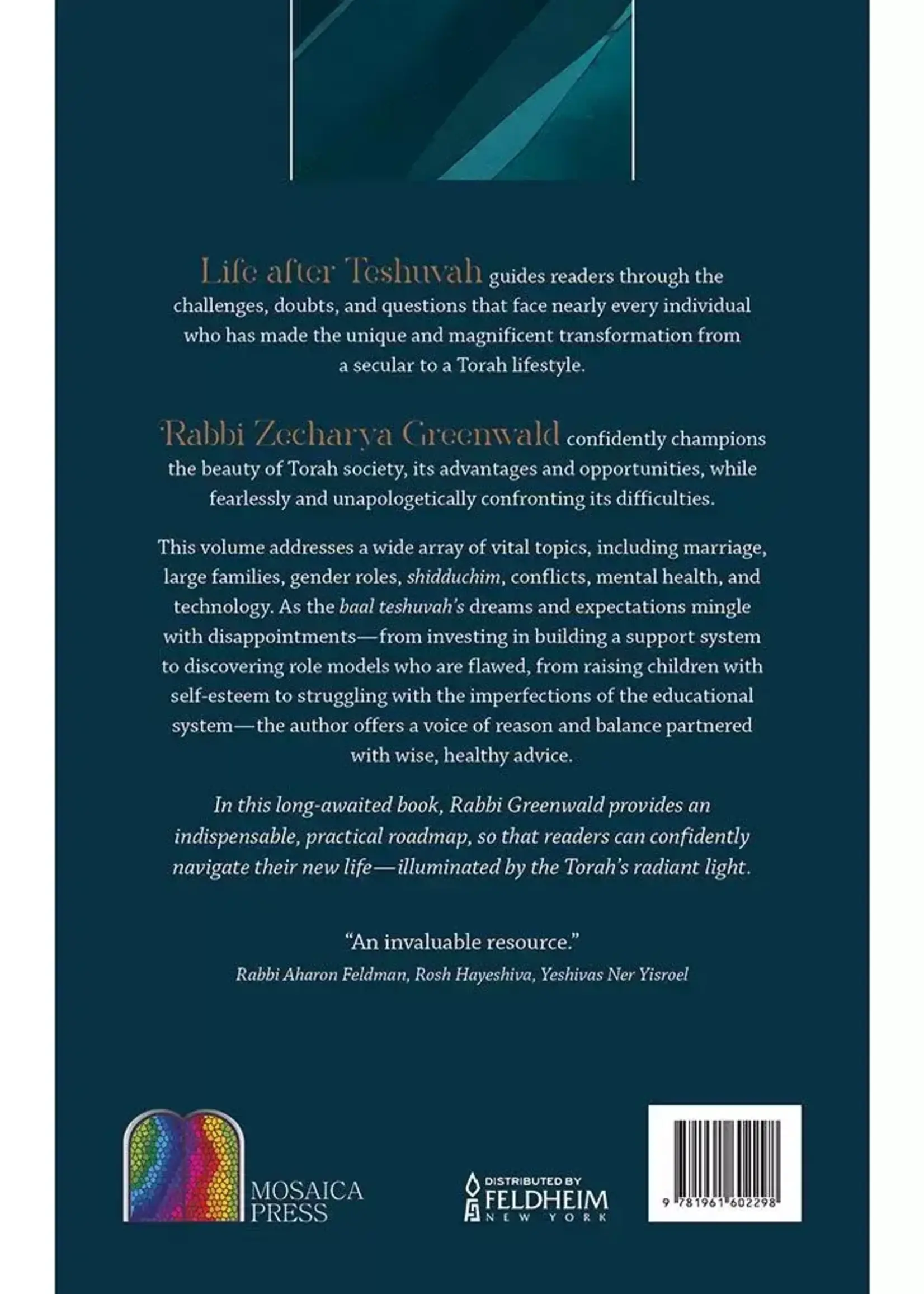 Life after Teshuvah Five, Ten, and Twenty Years Later