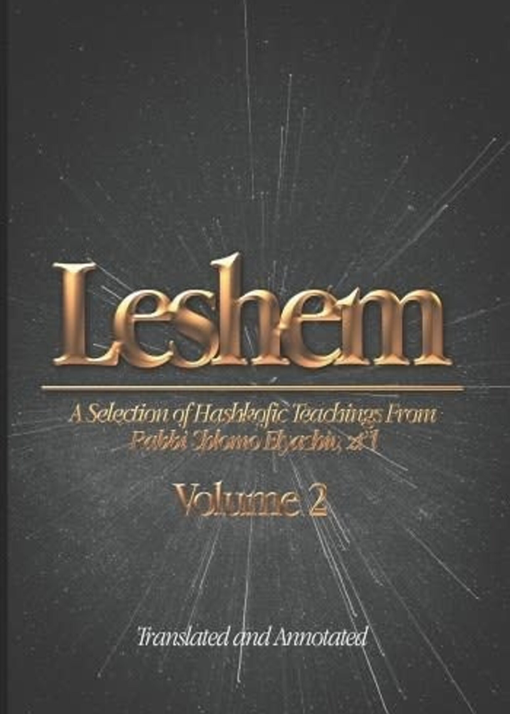 Leshem Volume 2 - Rabbi Shlomo Elyashiv, Pinchas Winston