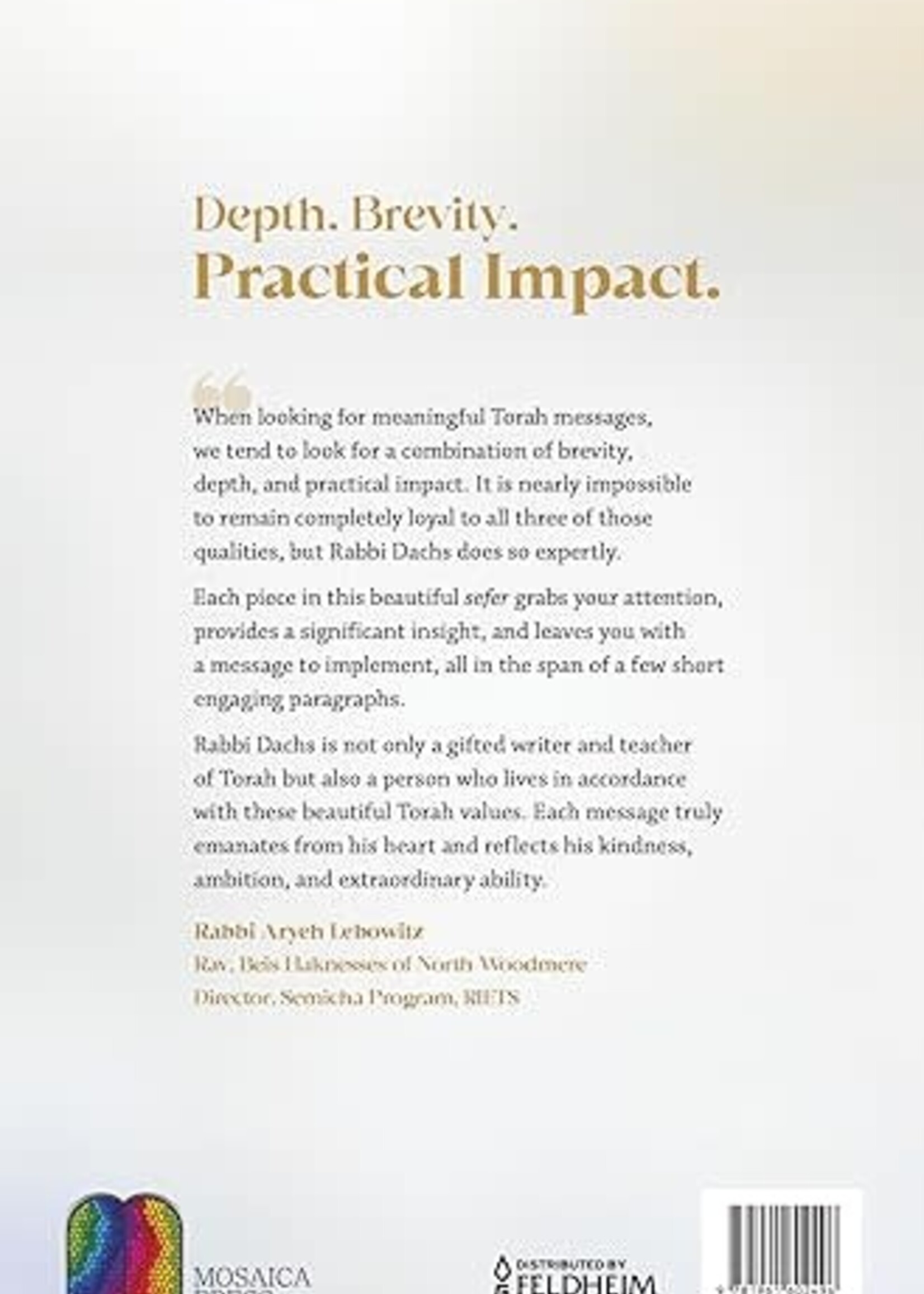 Our Parashah: A collection of thought-provoking writings on the weekly parashah and the holidays to be read, studied and shared