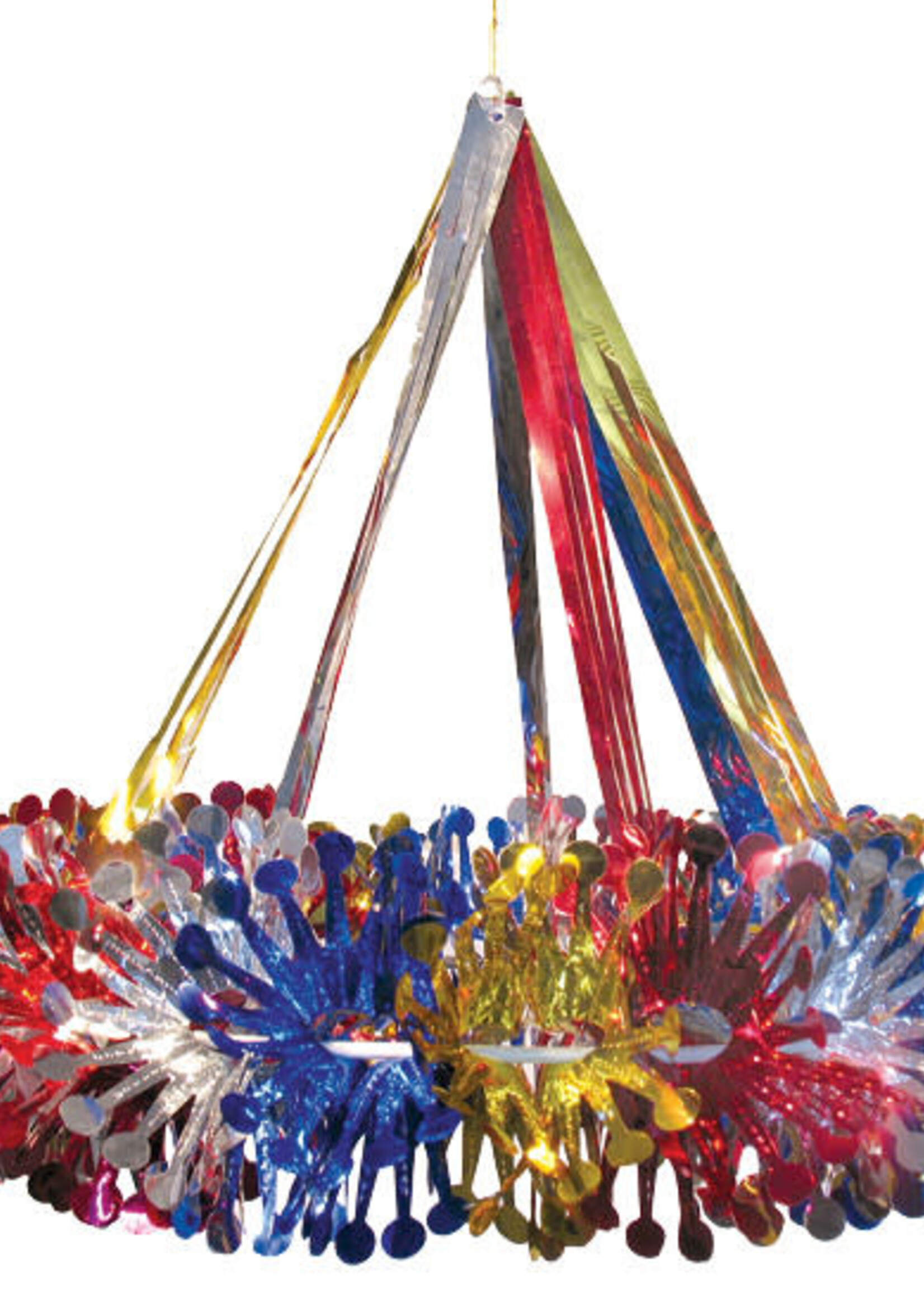 Multi Colored Chandelier - Pack of 12 - 17"