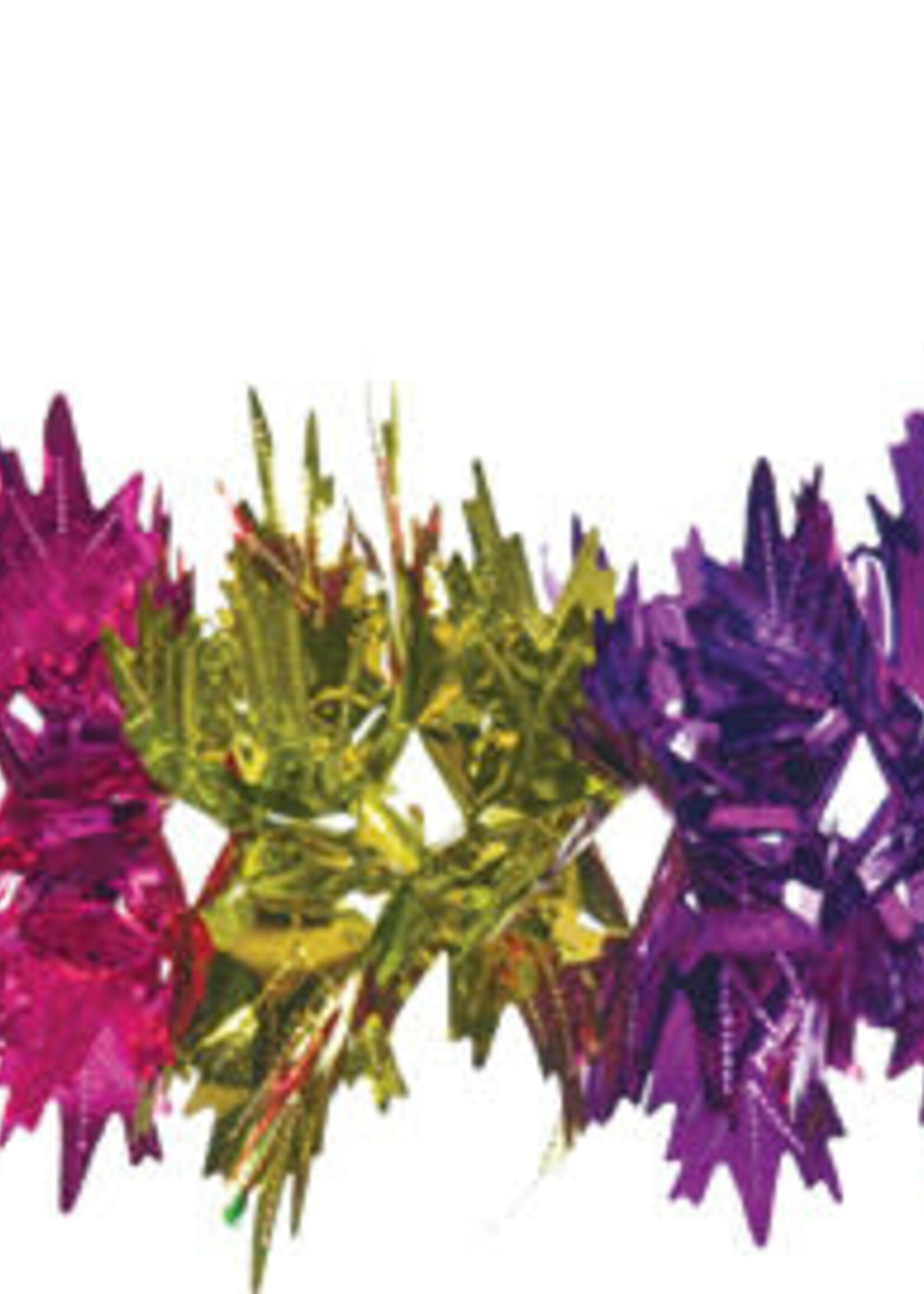 9" 6ft Multi Color Garland - Pack of 12