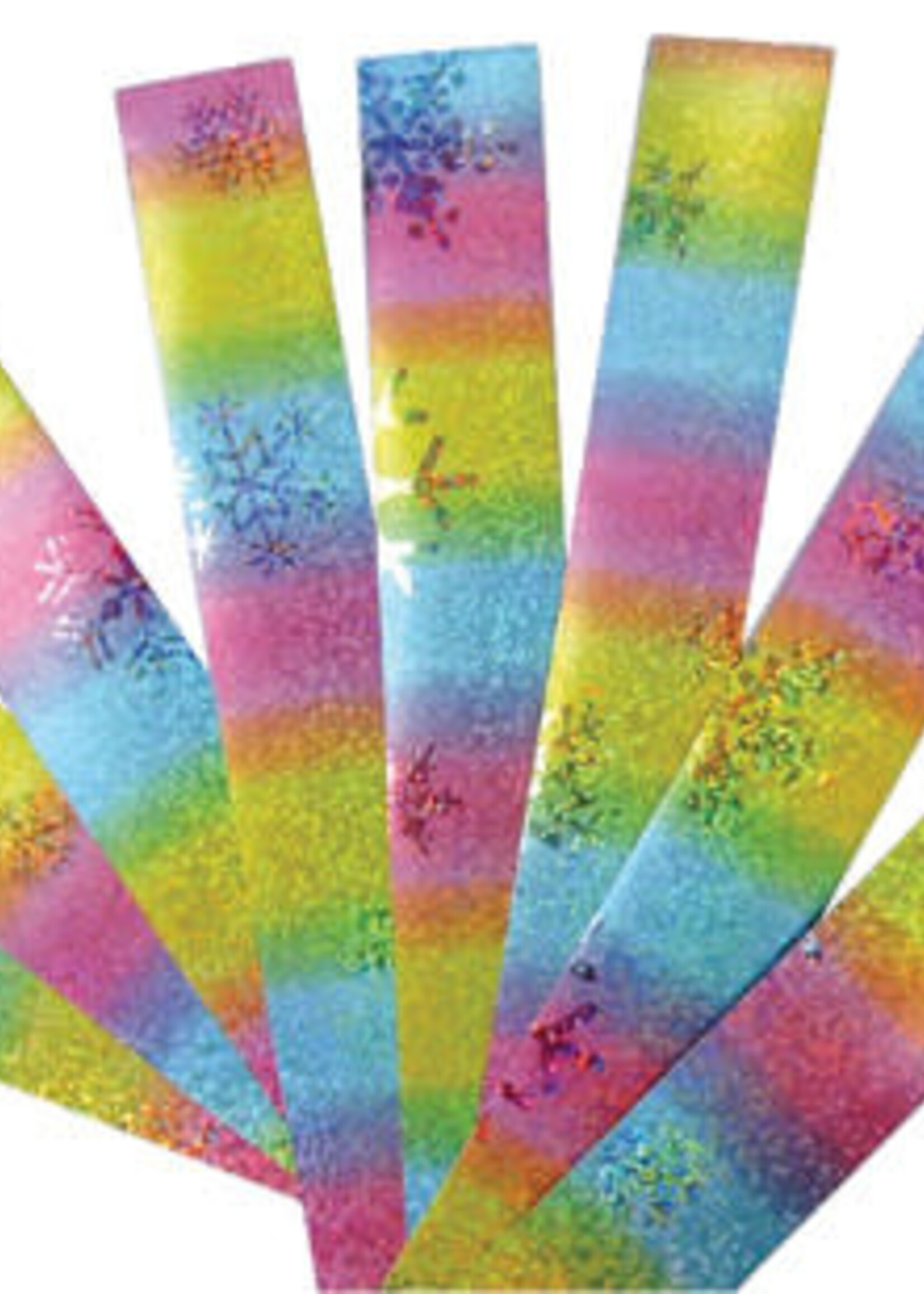 36 strips for paper chain - w/tape 9.5" x 1.25" - priced per dozen