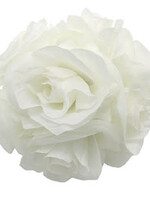 6" ROSE BALL WHITE