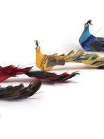 9' Peacock garland with 6 10" peacocks