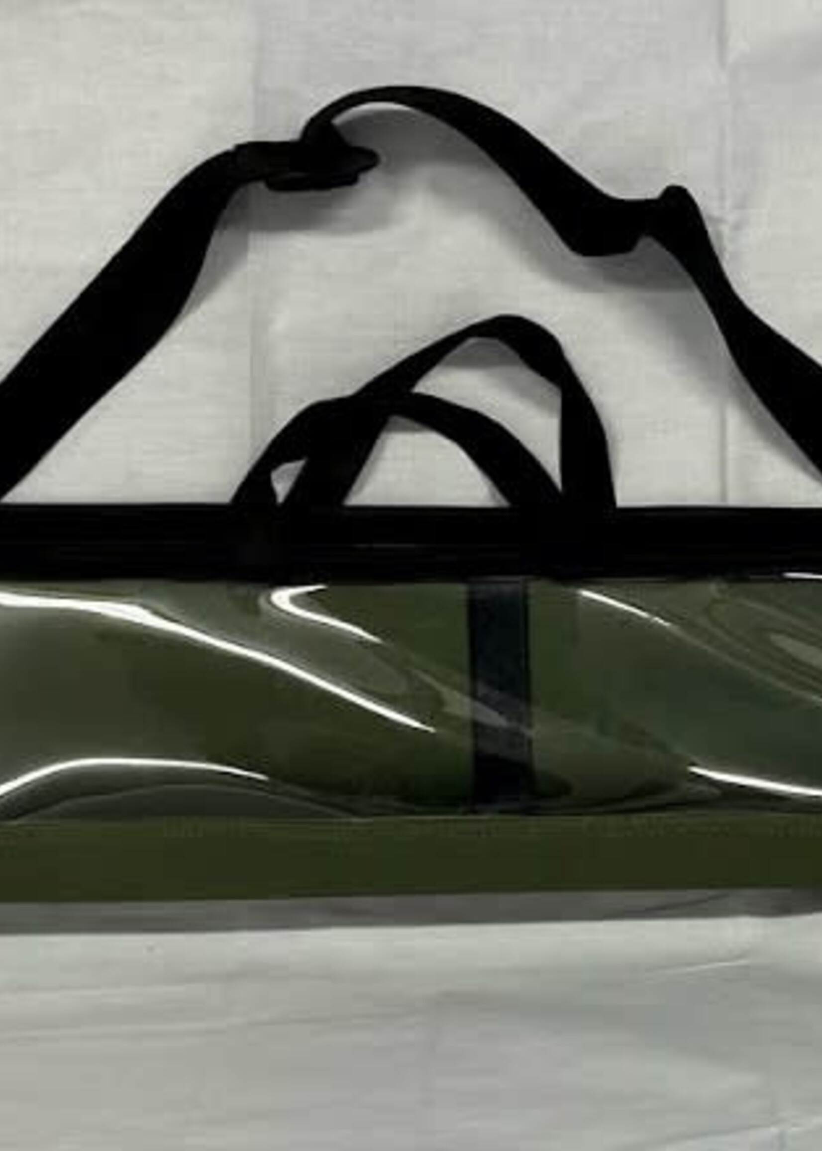 Green Vinyl Lulav Holder with Shoulder Strap and Etrog Pouch 47" Long