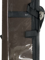 Brown Vinyl Lulav Holder with Shoulder Strap and Etrog Pouch 47" Long