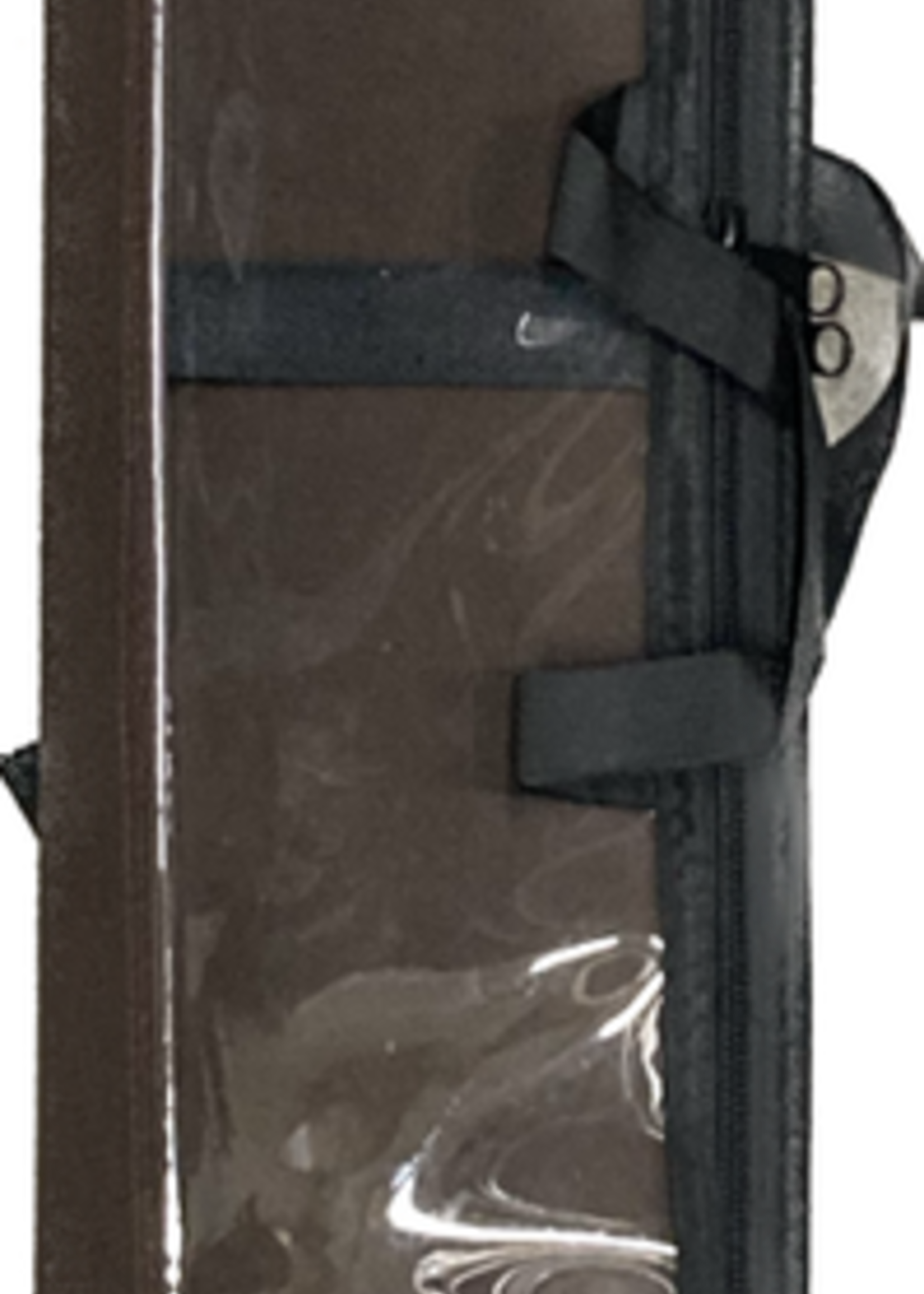 Brown Vinyl Lulav Holder with Shoulder Strap and Etrog Pouch 47" Long
