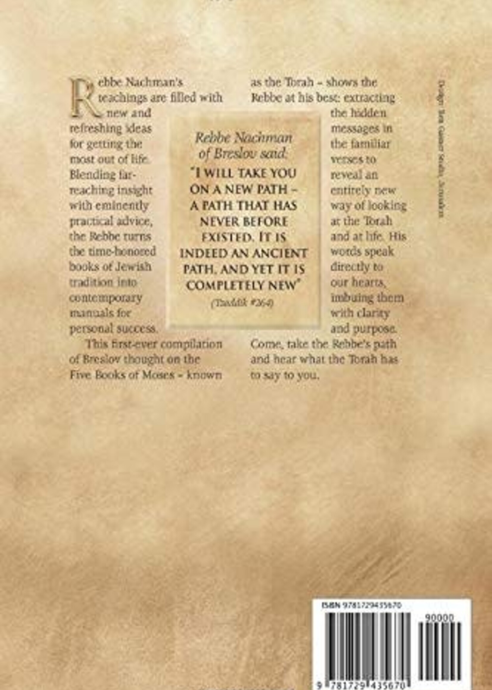 Rebbe Nachman's Torah: #1, Genesis - Breslov Insights into the Weekly Torah Reading