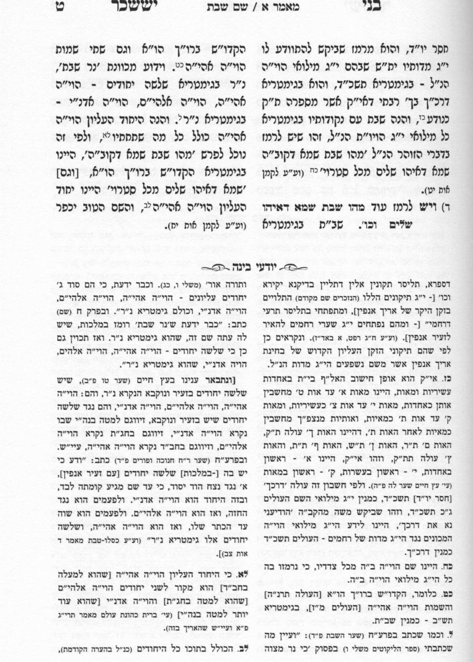 Bnei Yissoschor - Yodei Binah 6 Volume Set .  בני יששכר - יודעי בינה ו' כרכים