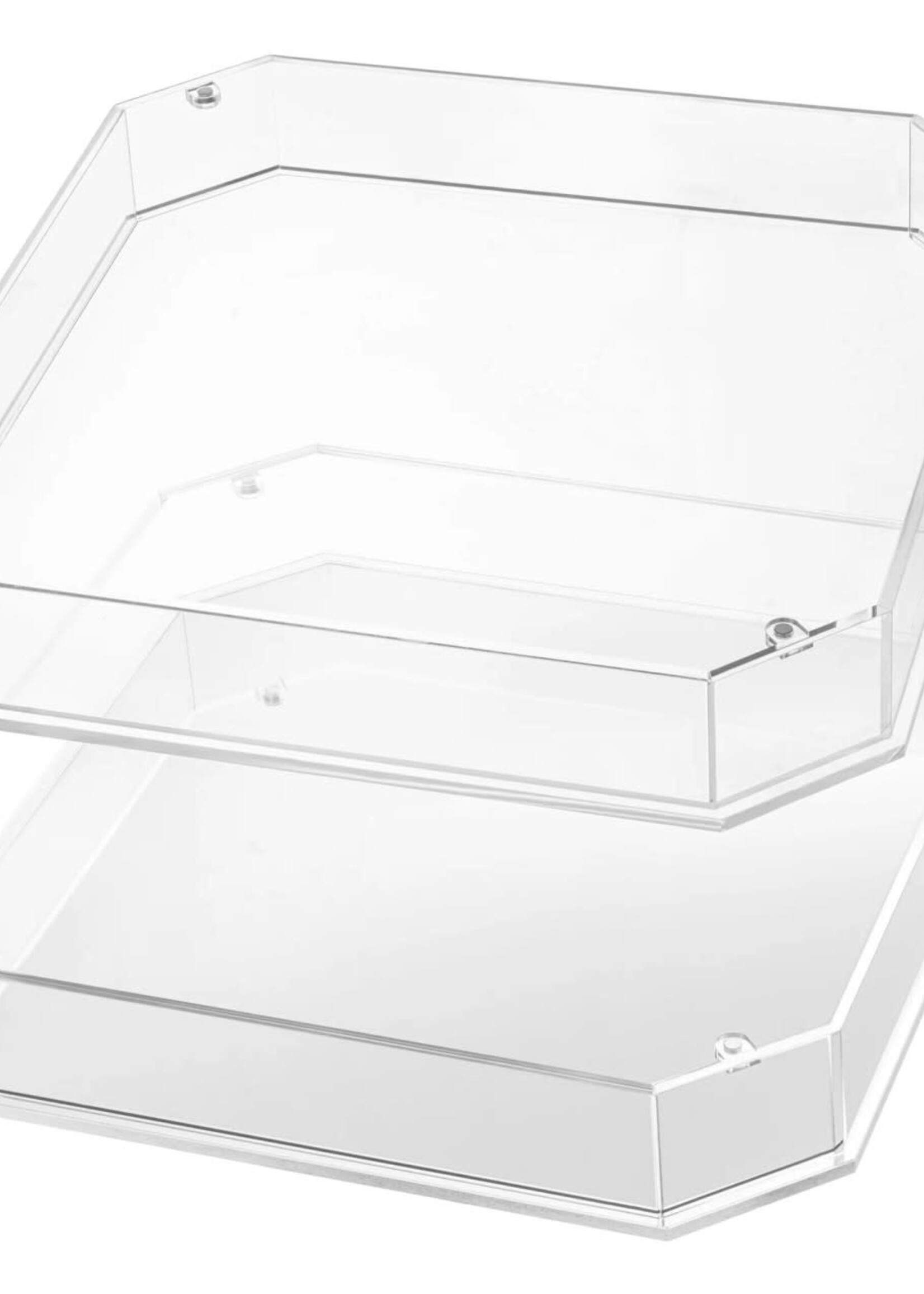 2 IN 1 LUCITE MATZAH BOX