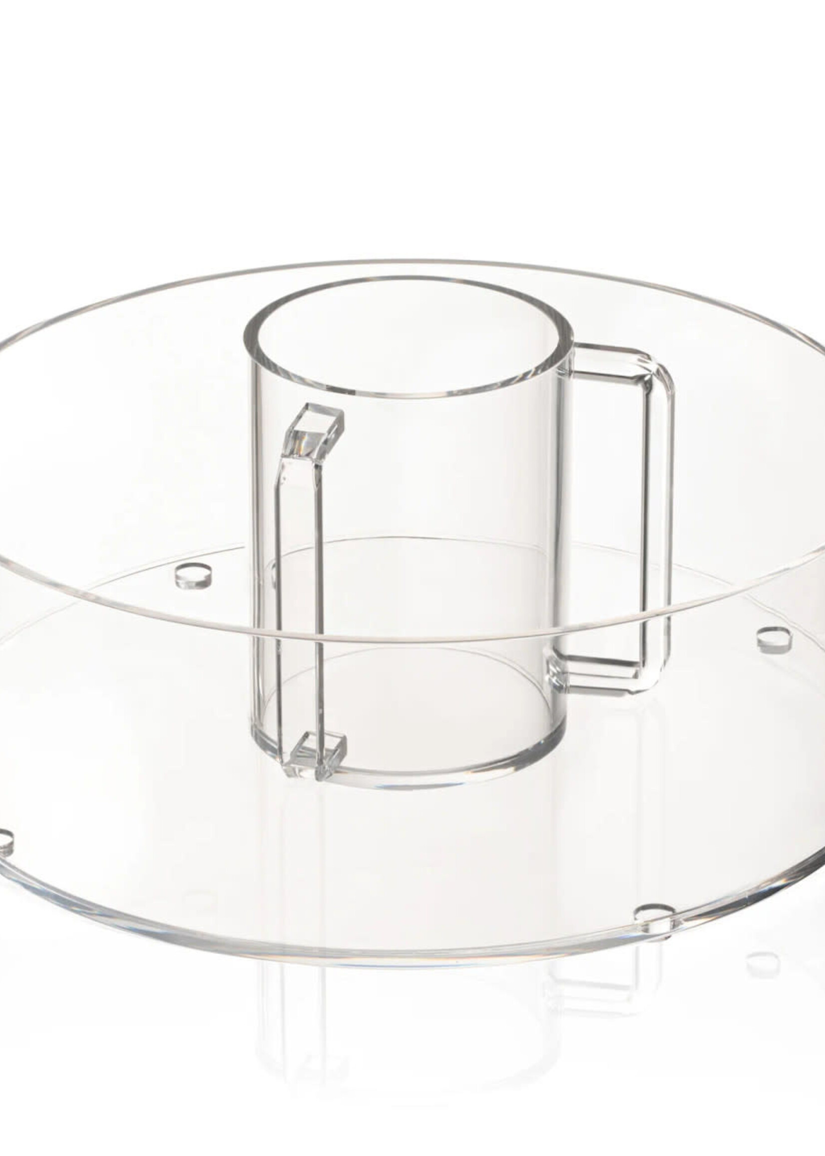 LUCITE WASHING CUP & BOWL SET