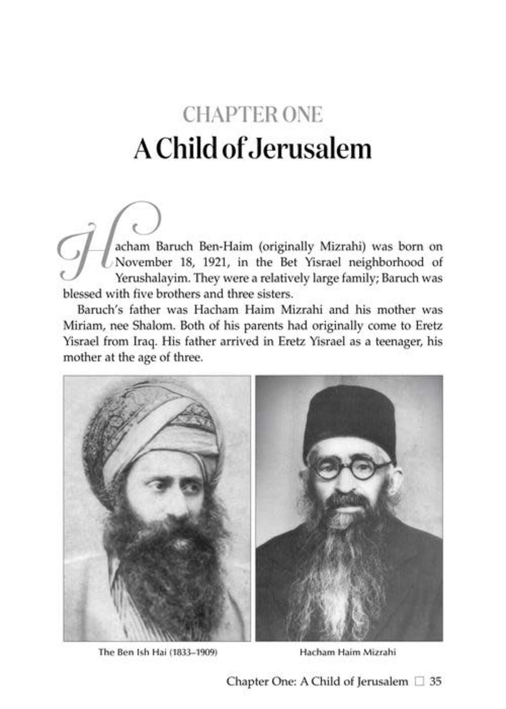 Hacham Baruch The Life and Legacy of Hacham Baruch Ben-Haim Leader and Guardian of Syrian Jewry