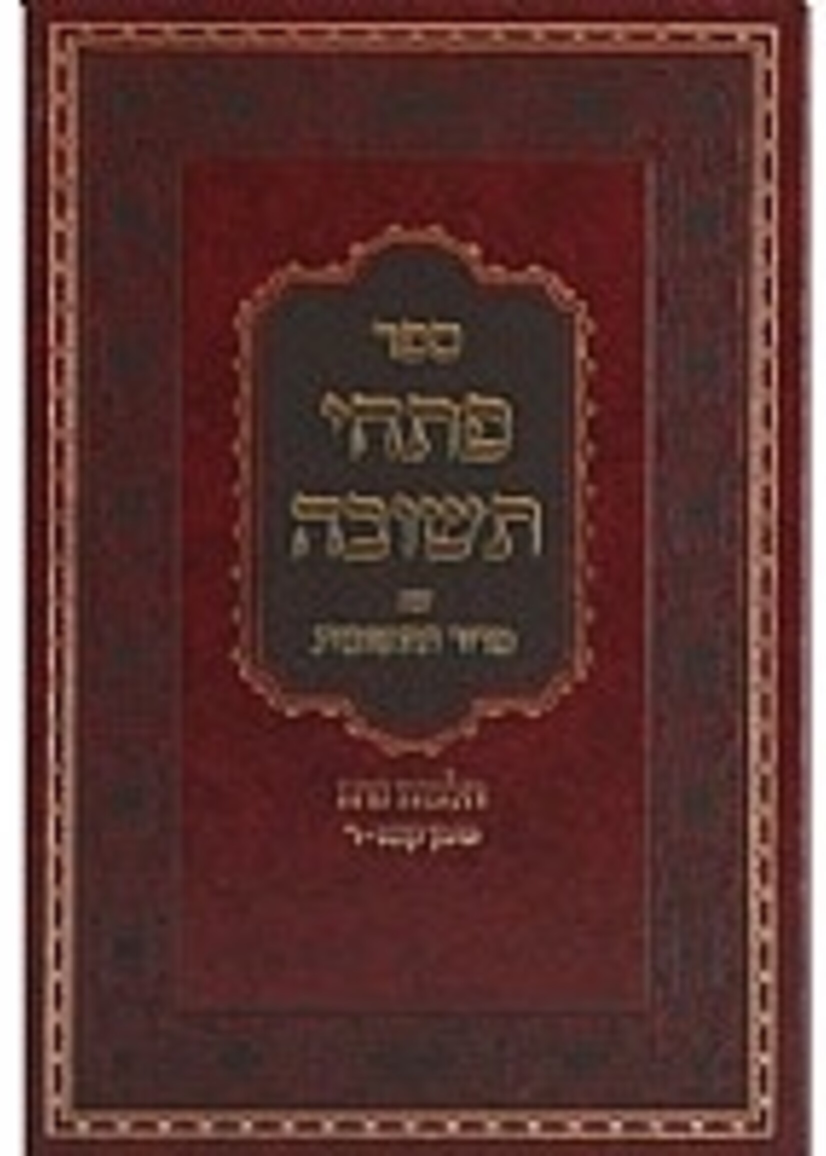PISCHEI TESHUVA - HILCHOS NIDDAH SIMAN 183 - 200/   :פתחי תשובה - עם מדור התשובות הלכות נדה סימן קפג - ר
