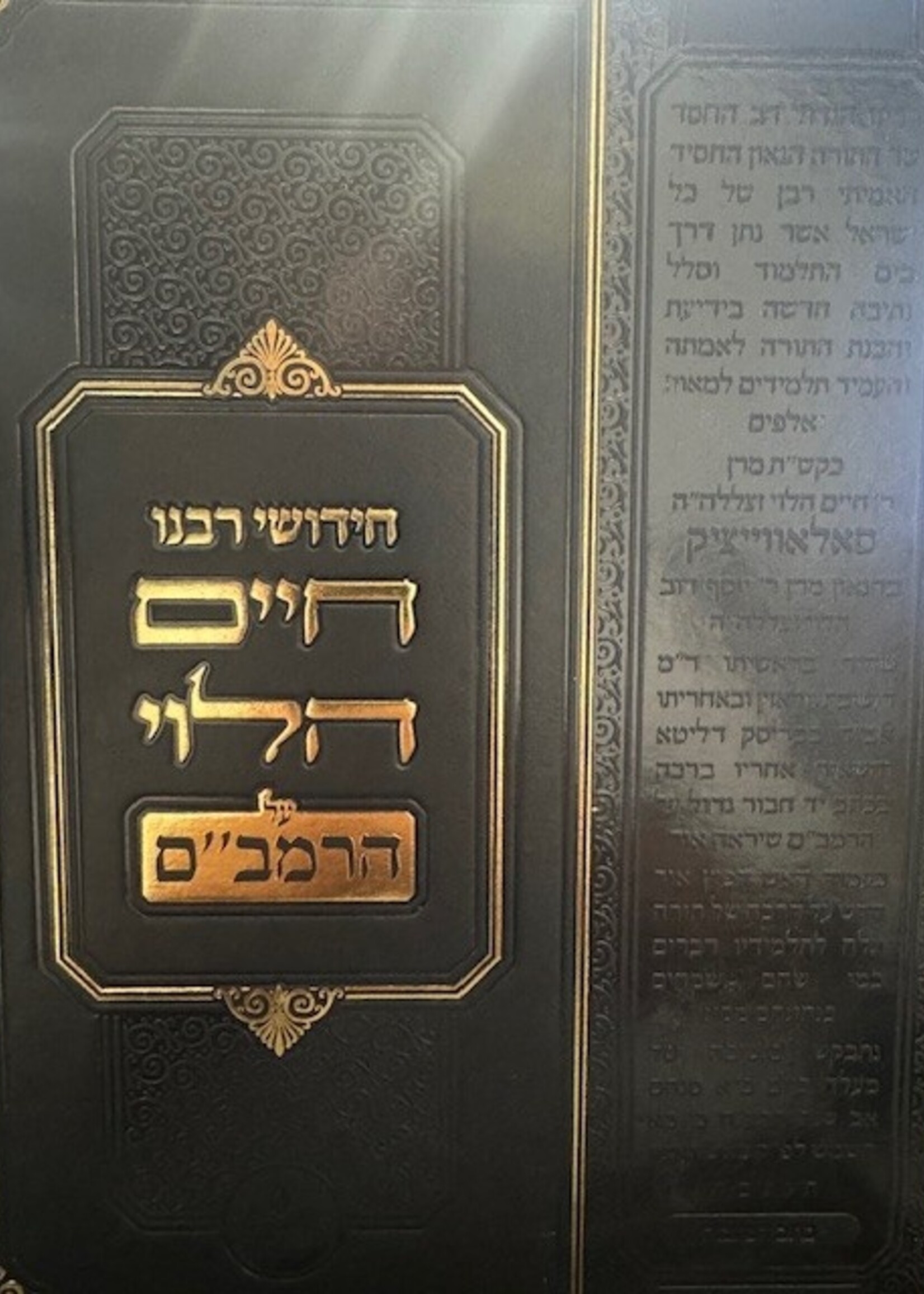 חידושי רבנו חיים הלוי על הרמב"ם - עם הערות הרב אסייג