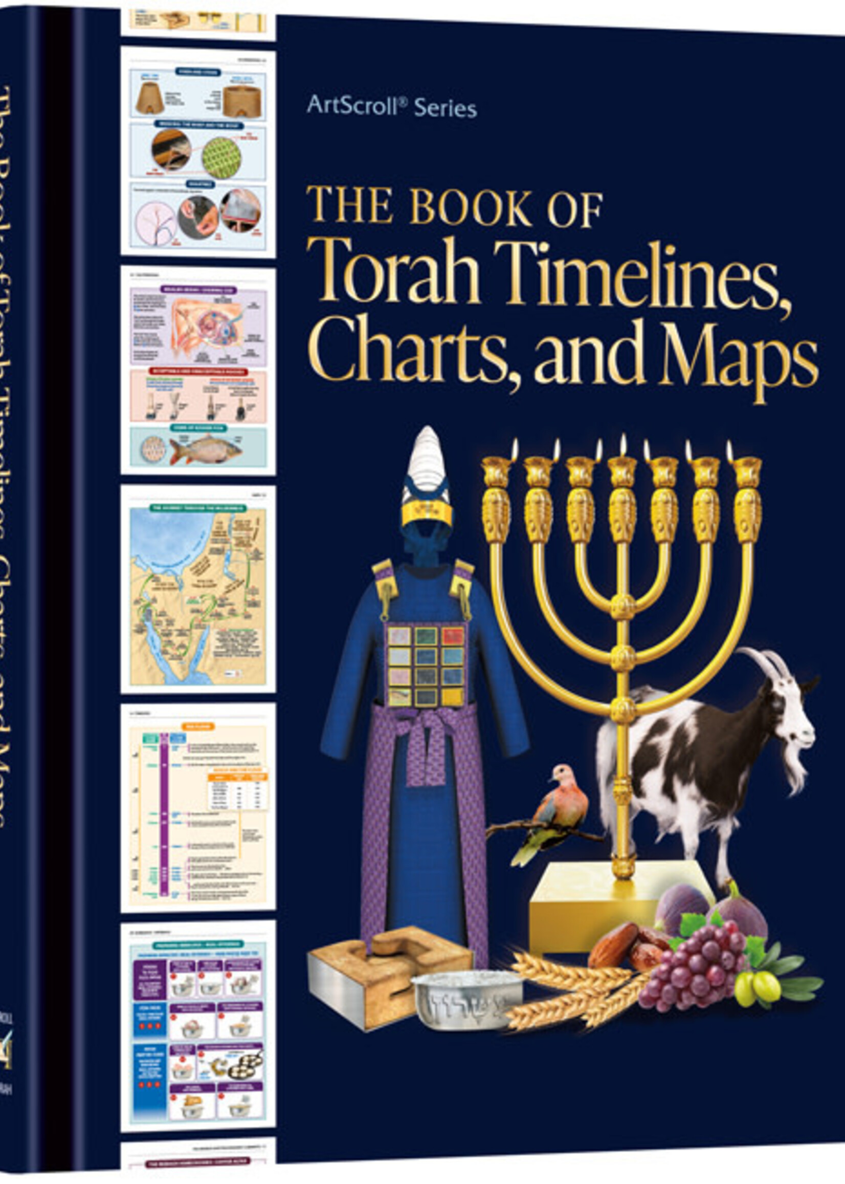 The Book of Torah Timelines, Charts and Maps (English Edition Hard Cover)