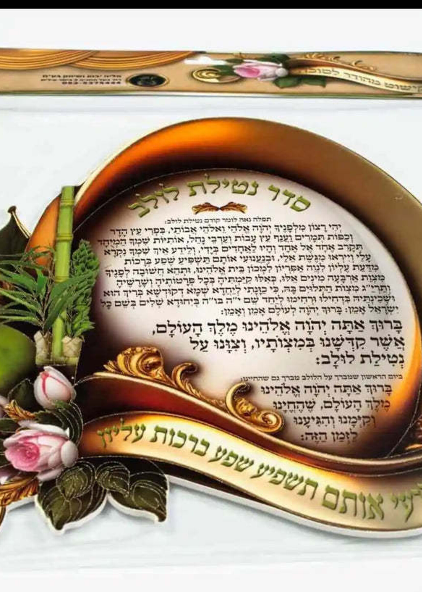 FOAM/KAPPA SEDER NETILLAS LULAV 15"X15" SY13