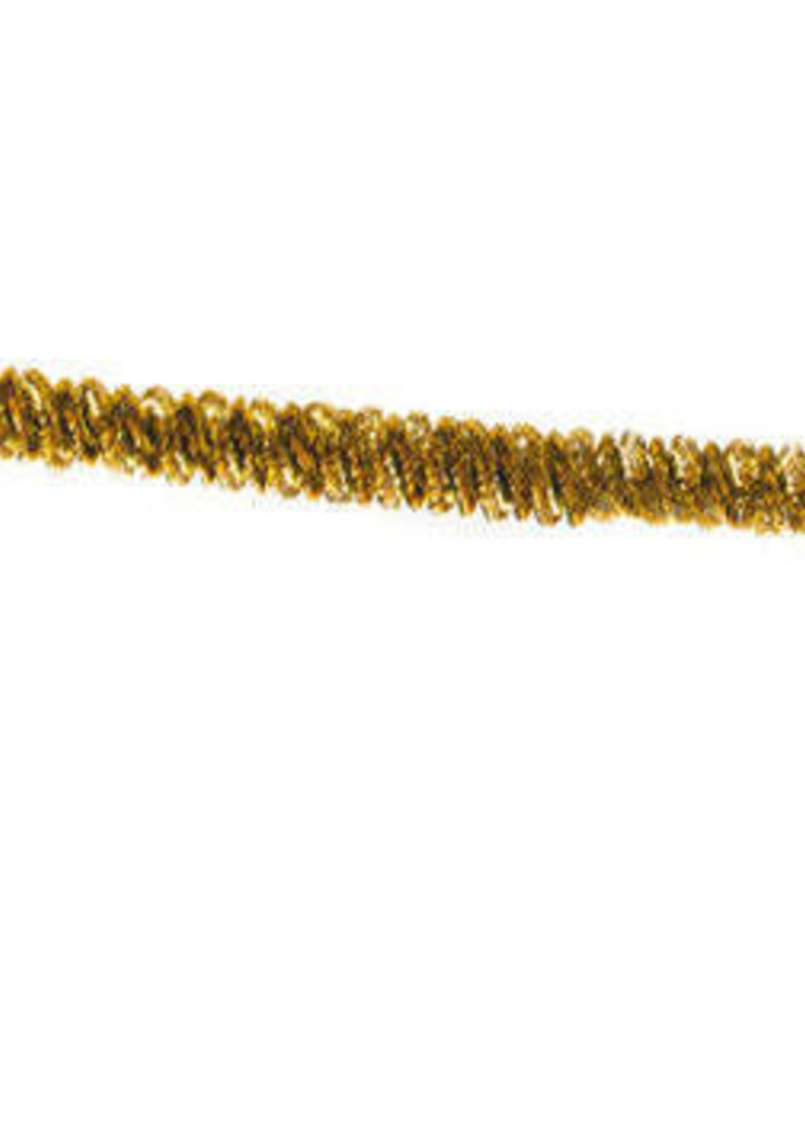 4 IN. 6 PLY CHUNKY TINSEL 12 FT GOLD/SILVER/BLUE
