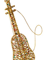 Wired Violin with Beads and Glitter - 18"
