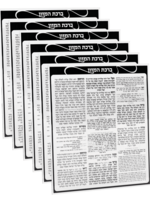 Set of 6 Acrylic Benchers 8x9"