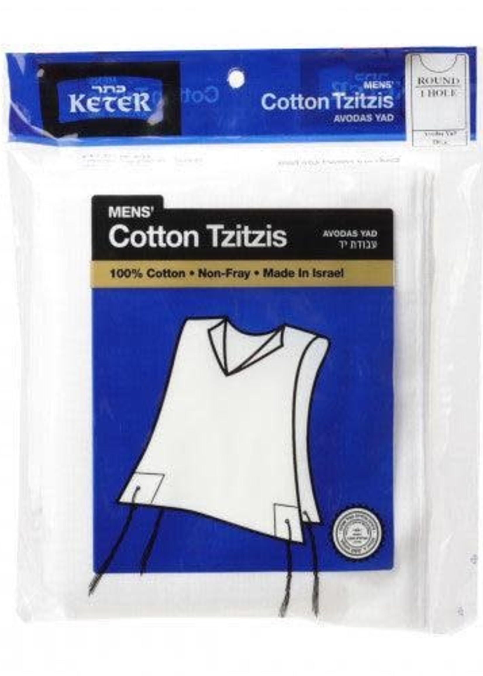 ARBA KANFOS #20 AVDS YD THK SLIT 1 HOLE 100% COTTON