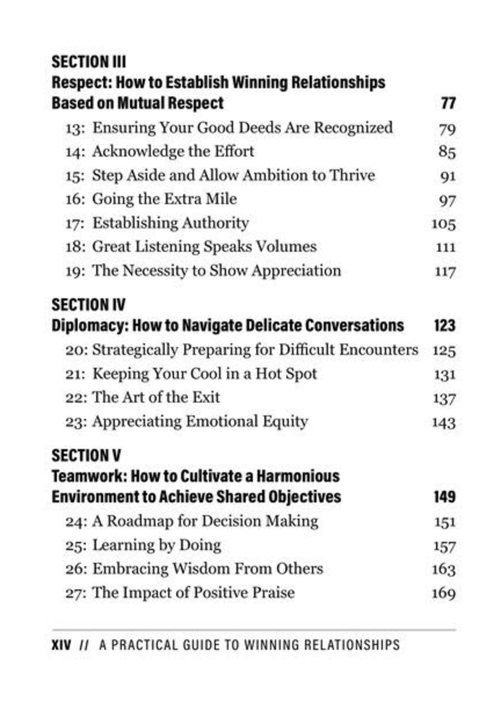 A Practical Guide to Winning Relationships