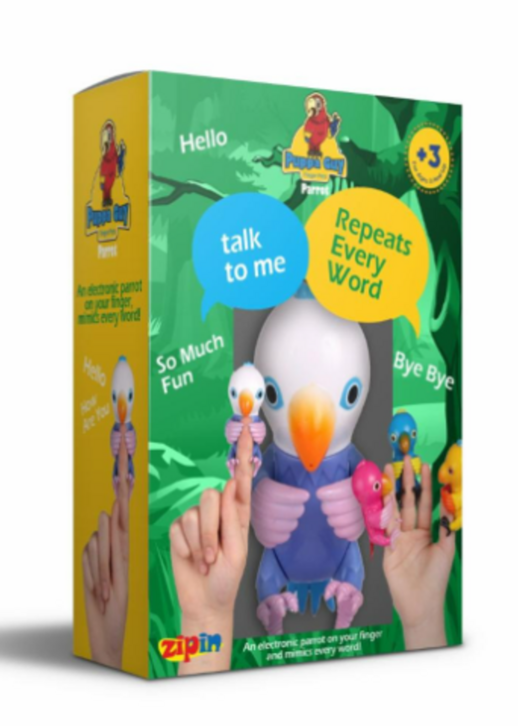 Zipin Puppa Guy Finger Pets