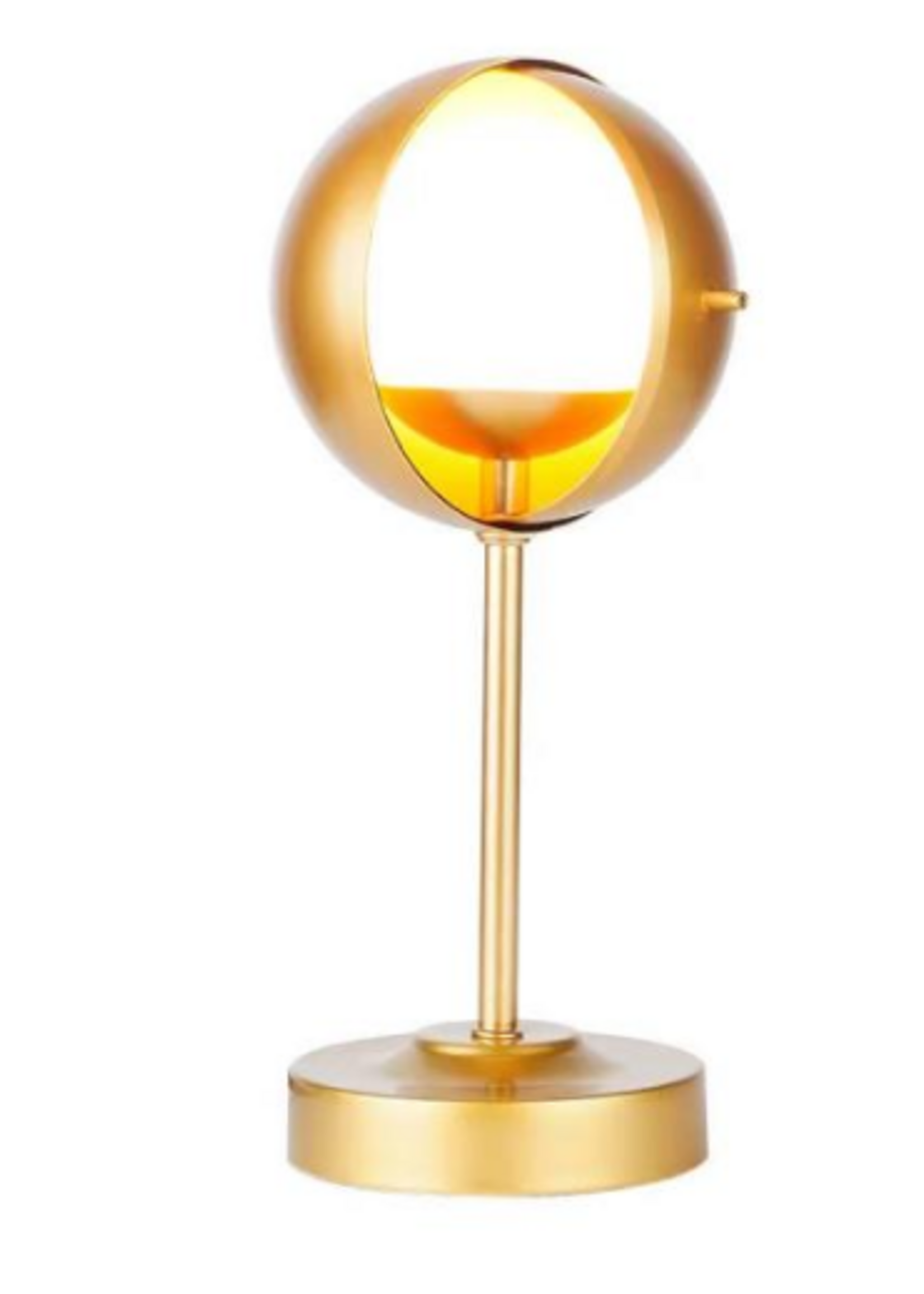 Shabbos Lamp Globe Gold