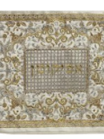 Full Embroidered Afikomen Bag - Oriental Gold and Grey