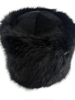 Black Extra Fluffy Purim Shtreimel Small