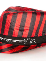 Red and Black Fedora Purim Hat-Layehudim Band