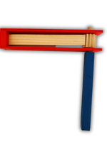 WOOD GRAGER LARGE COLORED 7"X7