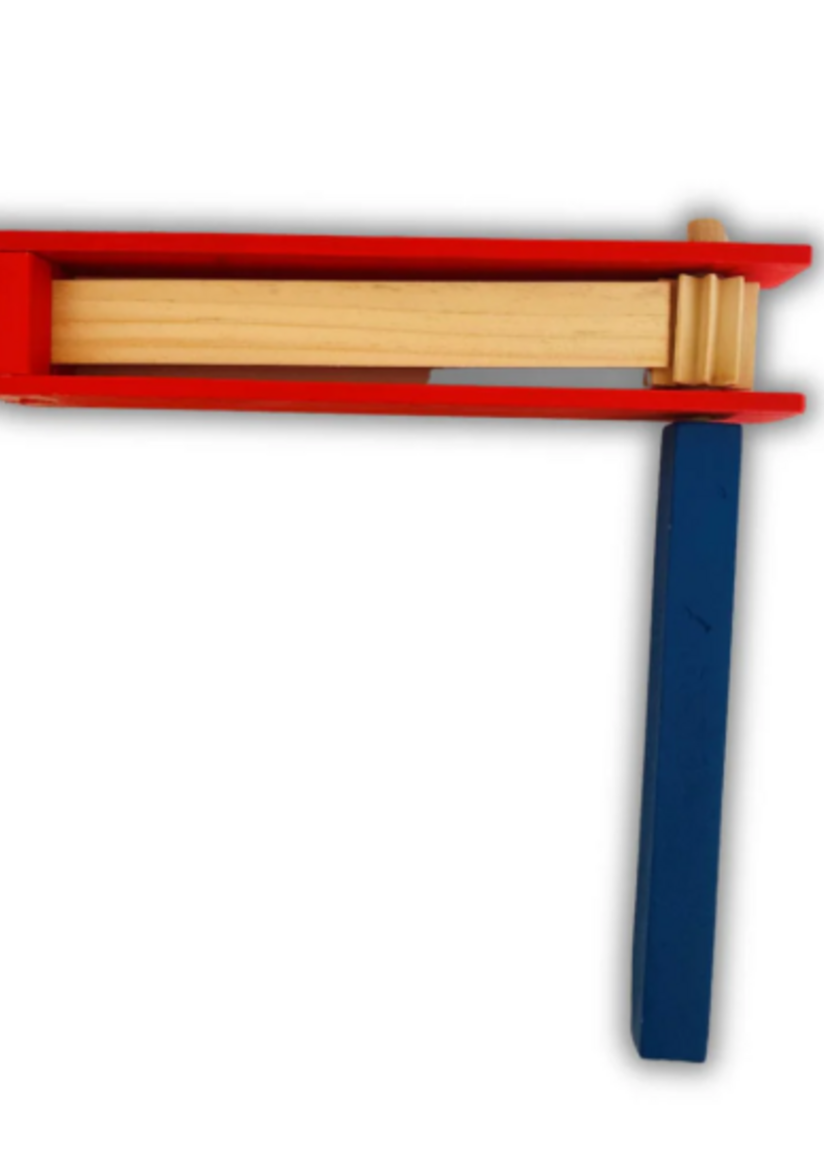 WOOD GRAGER LARGE COLORED 7"X7