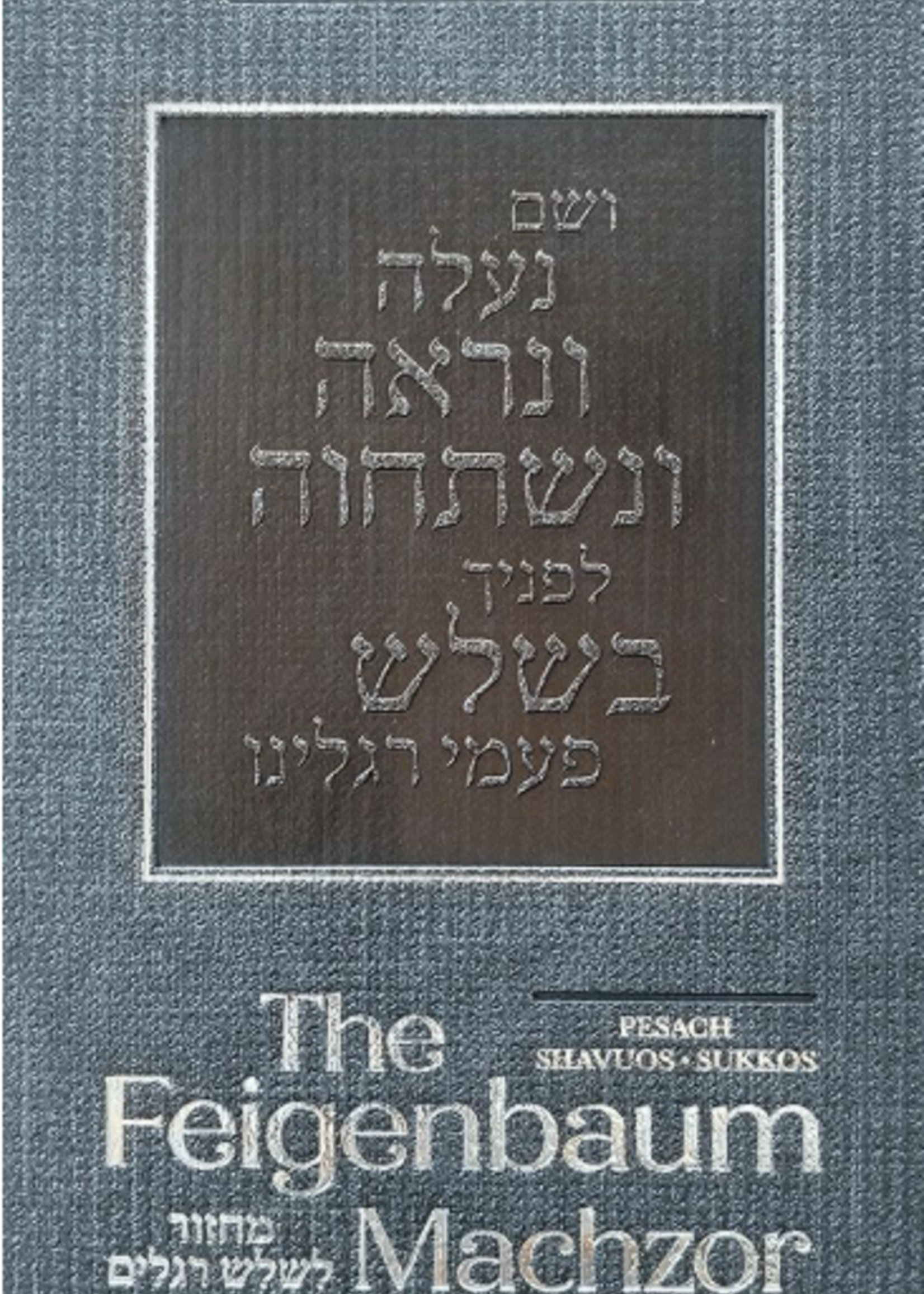The Feigenbaum Machzor, Shalosh Regalim, Ashkenaz