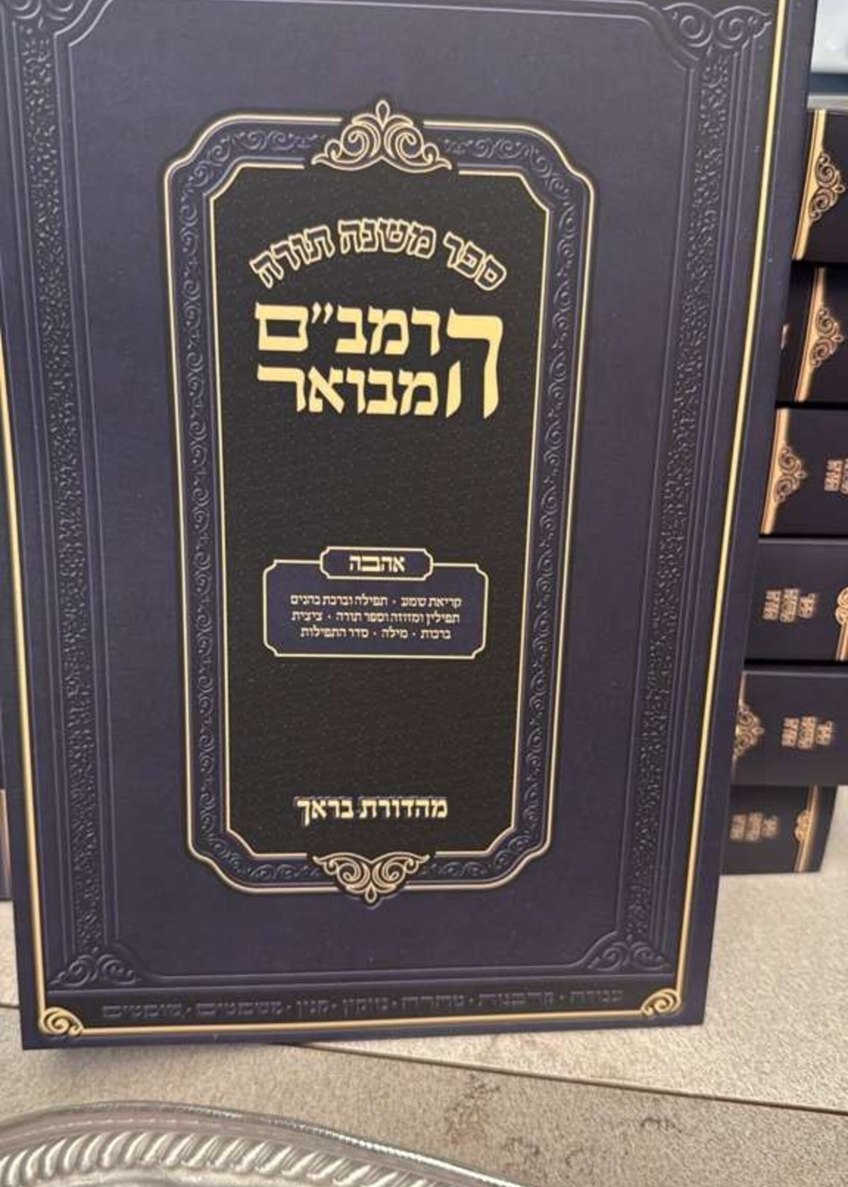 Rambam - Chelek Ahavah (Soft Cover) / הרמב"ם המבואר אהבה