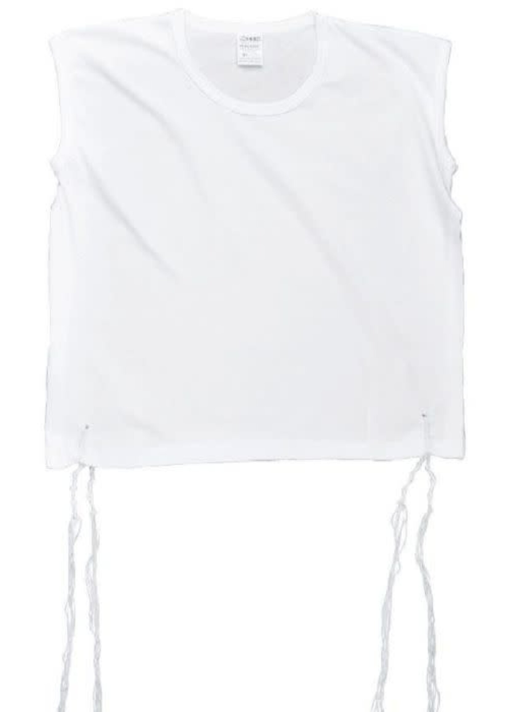 Perf-Tzitzis Round Neck #2 - Thin Meyuchad (Machine Made)