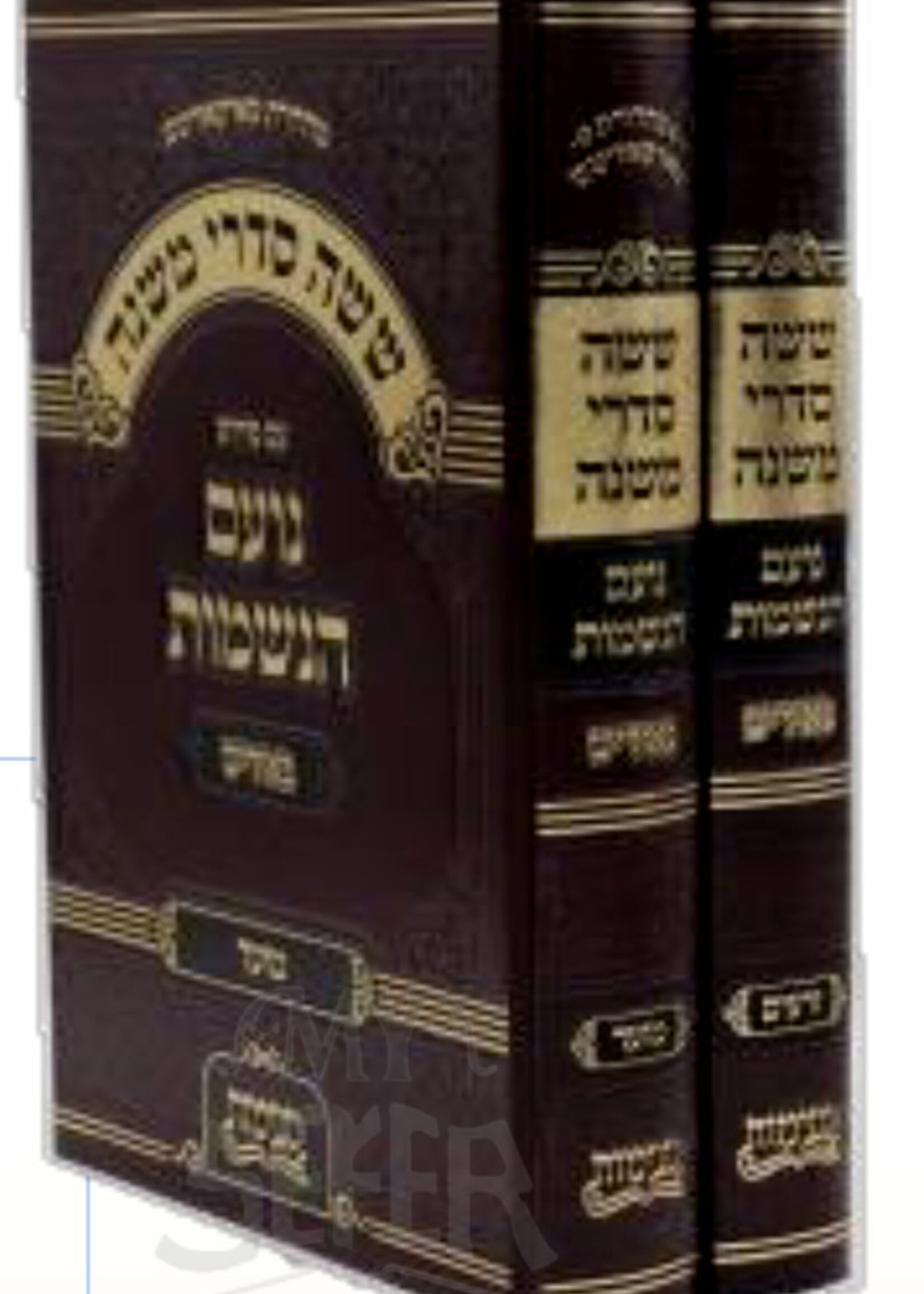 Mishnayot Am Peirush Noam HaNeshamot 2 Volume Set YiddishZeroim & Moed/ משניות עם פירוש נועם הנשמות- אידיש