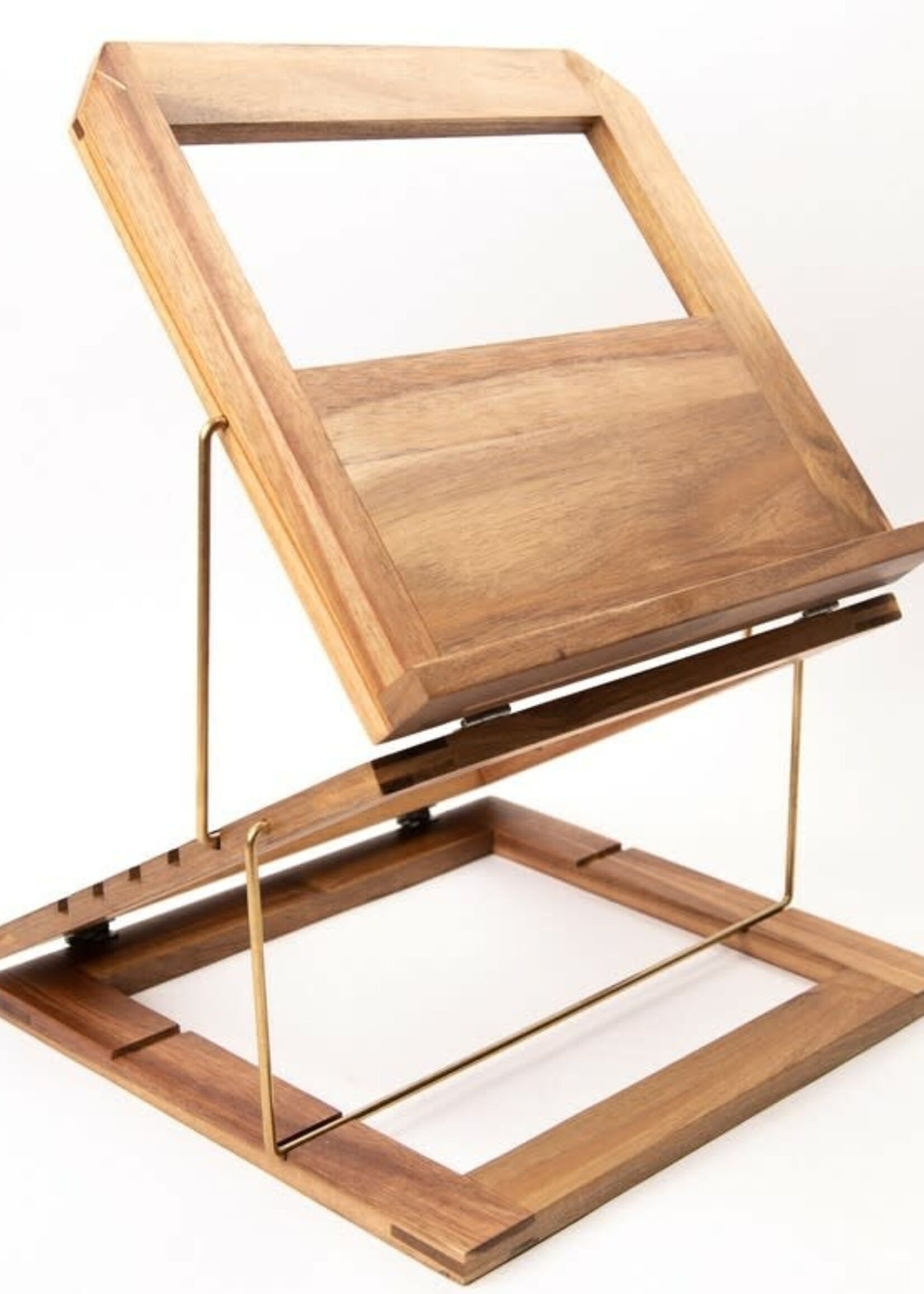 Hardwood Sit & Stand Tabletop Shtender-3 Level