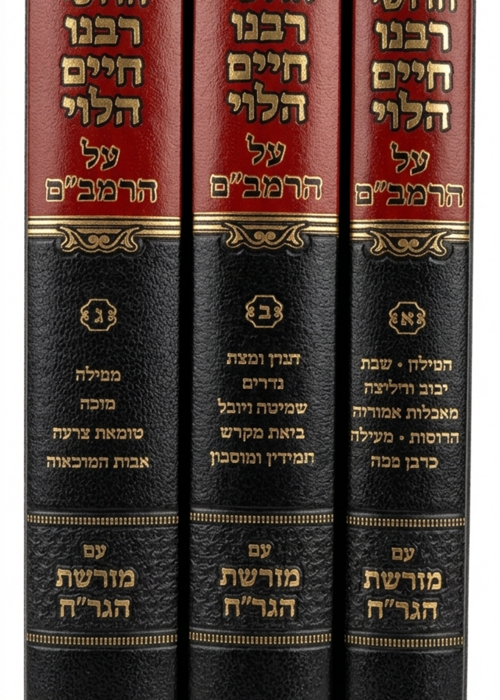 Chidushei R' Chaim HaLevi Al HaRambam Im Moreshes HaGrach (3 Volume Set) / חדושי רבנו חיים הלוי על הרמב"ם עם מורשת הגר"ח
