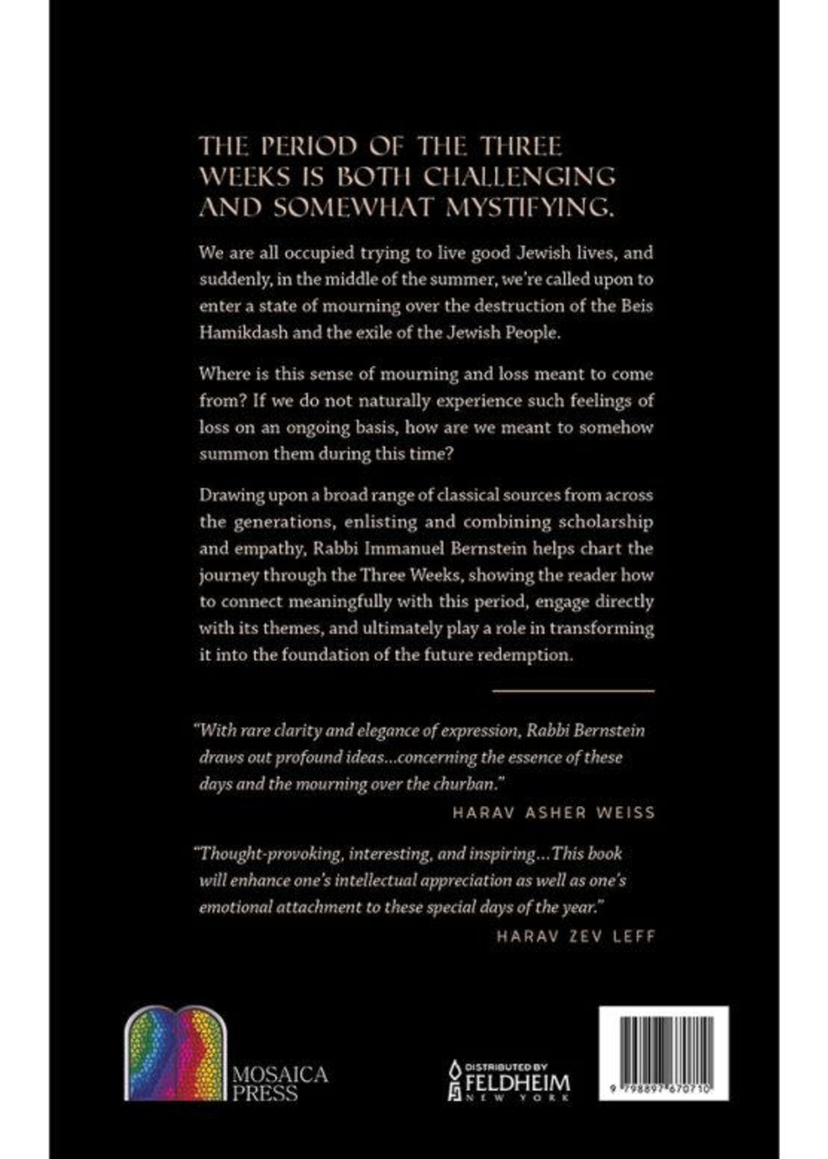 Rabbi Immanuel Bernstein From Ruins to Redemption
