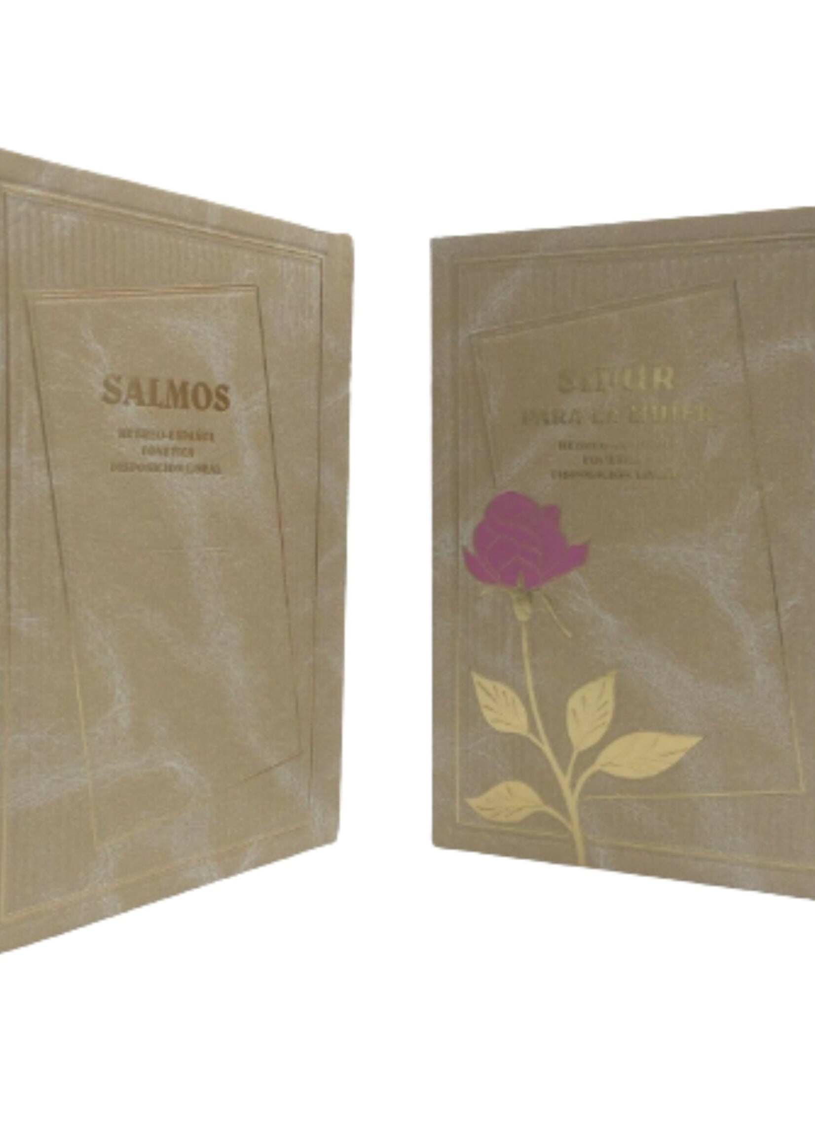2 Books Tehilim Libro de los Salmos +Sidur Para La Mujer Español Hebrew Fonétic (Hardcover)