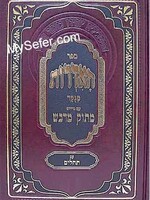Rabbi Daniel Frisch Sefer HaIdrot - Peirush Matok MiDvash / האידרות-תהילים עם ביאור מתוק מדבש גדול