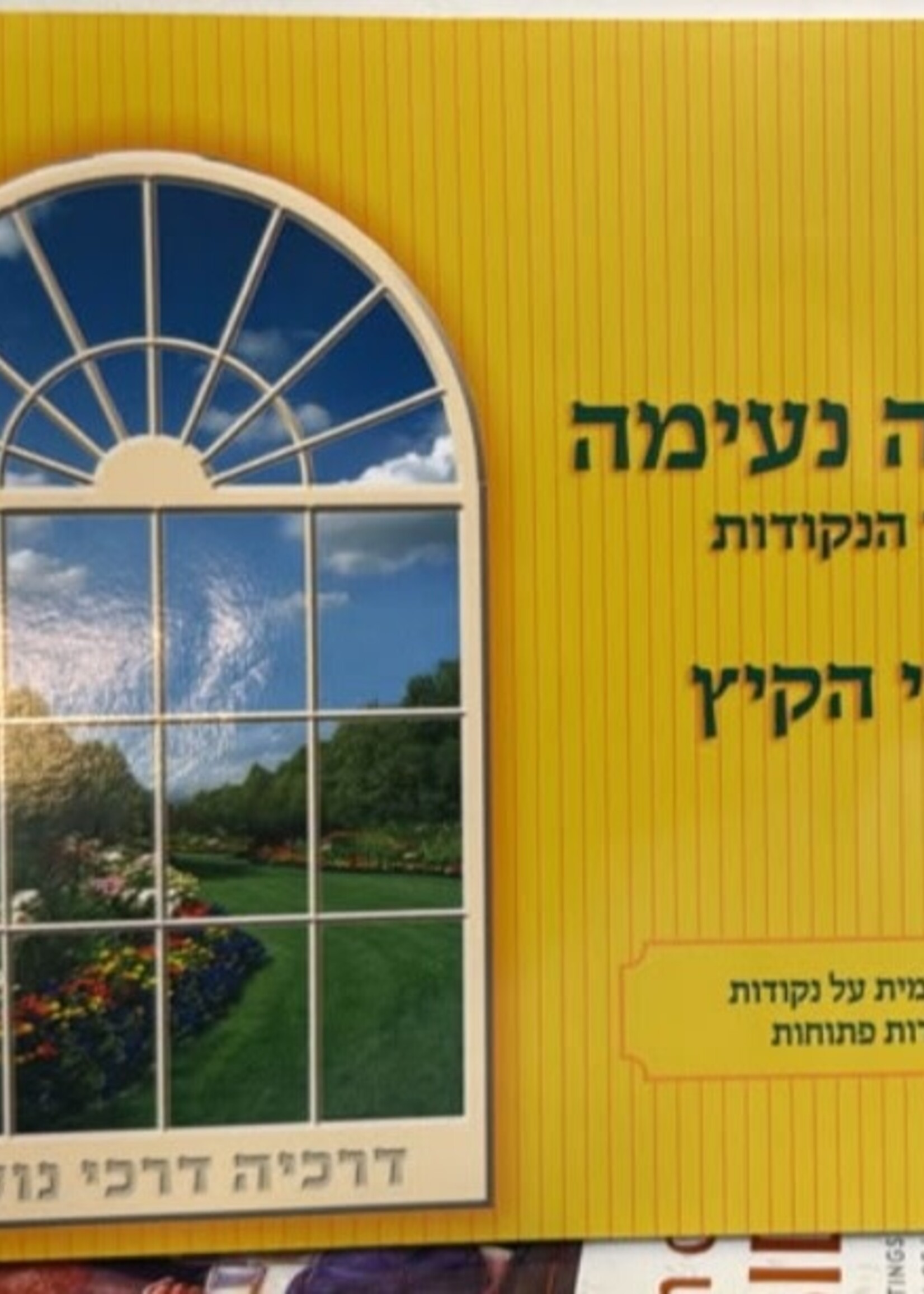 Meir Zev Blau Kriah Neima - Shaar HaNekudot L'Yemei haKayitz (Yellow - Volume 2) קריאה נעימה שער הנקודות לימי הקיץ