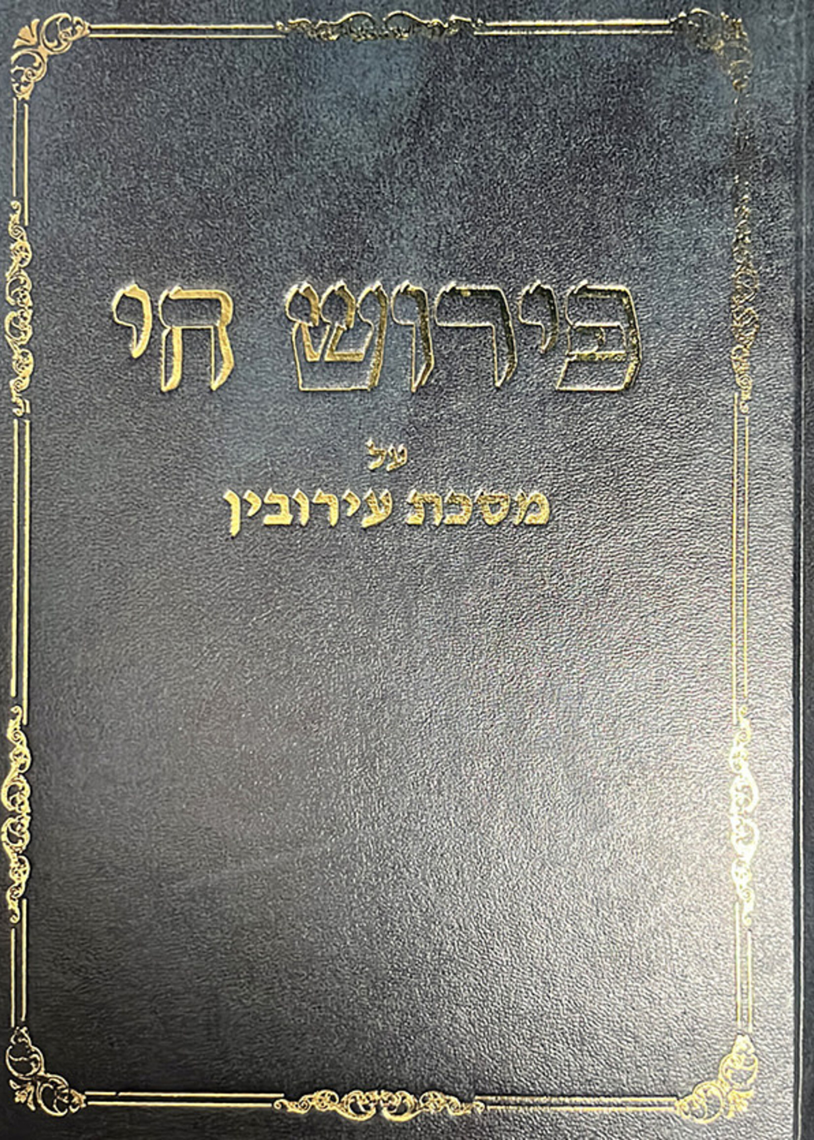 Peirush Chai Al Masechet Eiruvin / פירוש חי - ציורים על מסכת עירובין