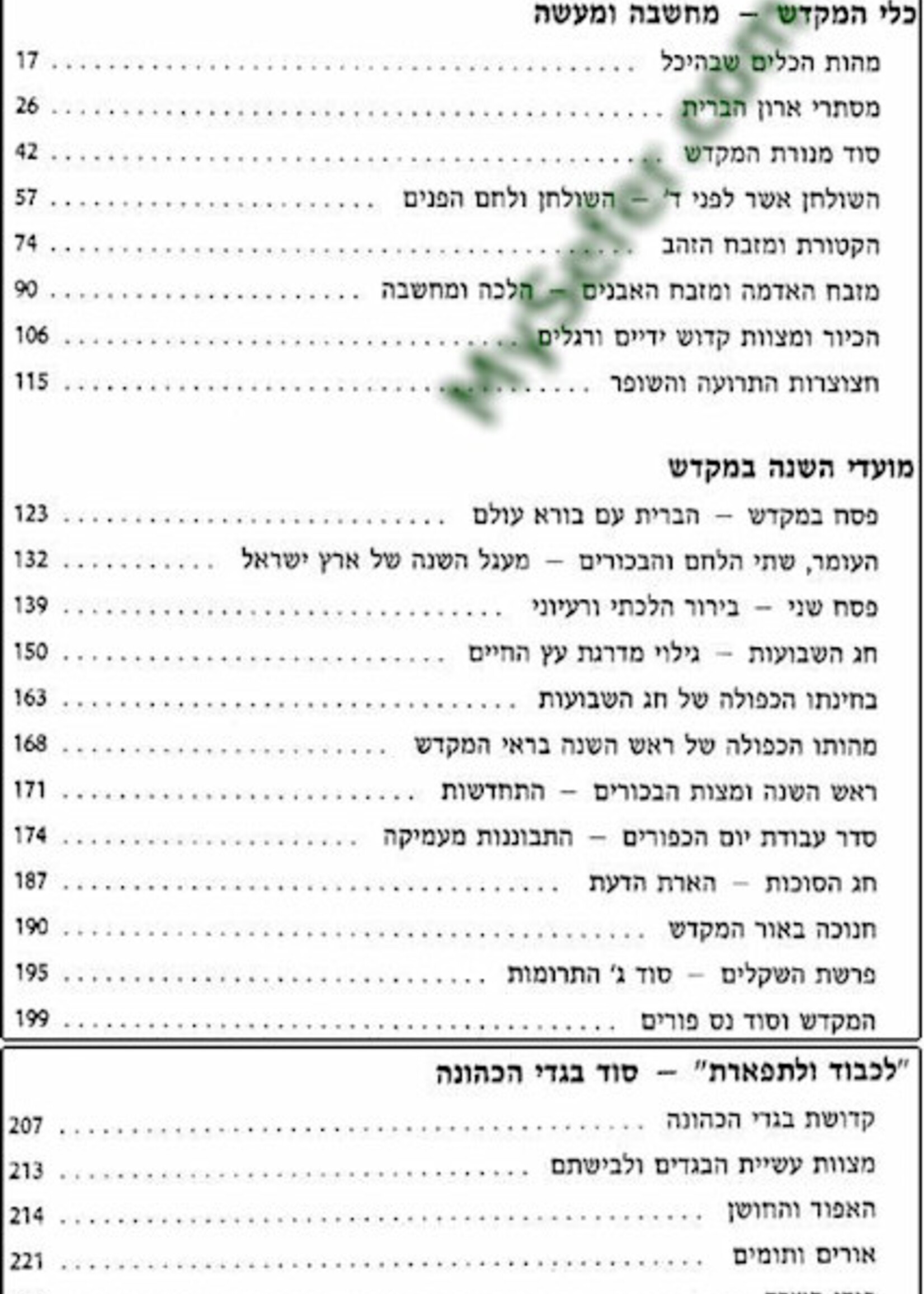 Rabbi Menachem Makover Oro Shel Mikdash (Vol. 1) / אורו של מקדש
